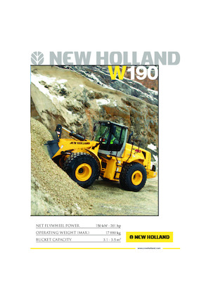 Wielladers New Holland W 190