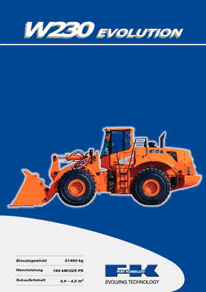 Wielladers Fiat Kobelco W 230 Evolution