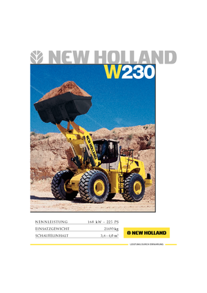 Wielladers New Holland W 230