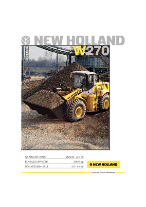 Wielladers New Holland W 270 e