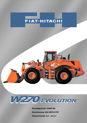 Wielladers Fiat-Hitachi W 270