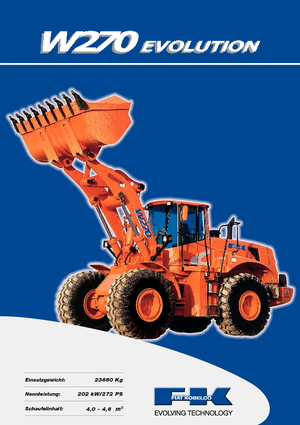 Wielladers Fiat Kobelco W 270 Evolution