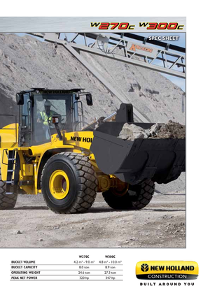 Wielladers New Holland W300C LR