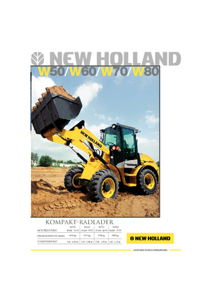 Wielladers New Holland W 70
