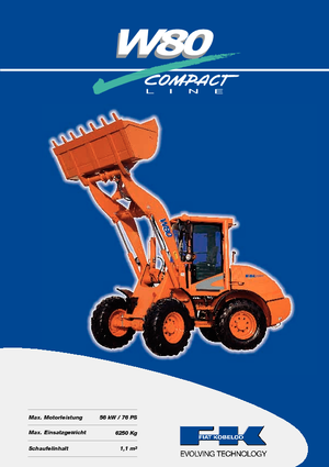Wielladers Fiat Kobelco W 80