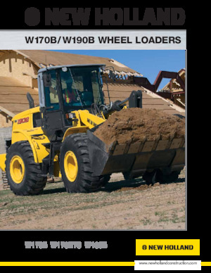 Wielladers New Holland W 170 B