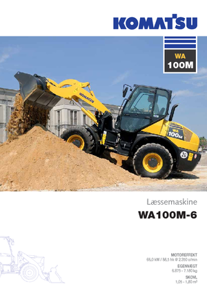 Wielladers Komatsu WA100M-6