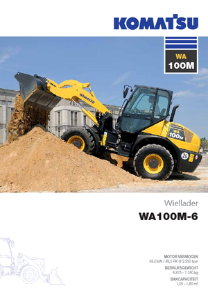 Wielladers Komatsu WA100M-6