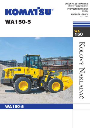 Wielladers Komatsu WA150-5