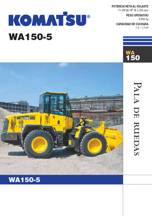 Wielladers Komatsu WA150-5