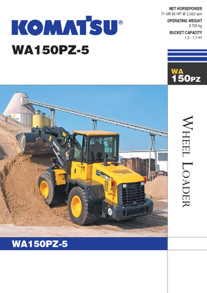 Wielladers Komatsu WA150PZ-5