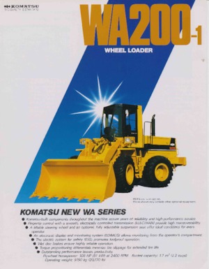 Wielladers Komatsu WA 200-1