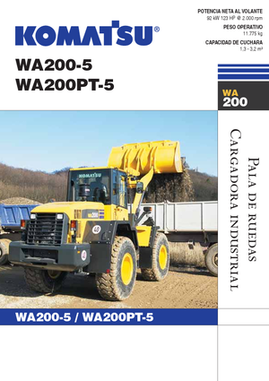 Wielladers Komatsu WA200PT-5
