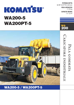 Wielladers Komatsu WA200PT-5