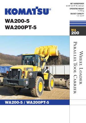 Wielladers Komatsu WA200PT-5