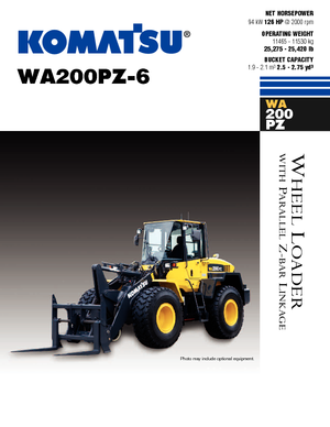 Wielladers Komatsu WA200PZ-6