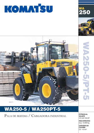 Wielladers Komatsu WA250-5