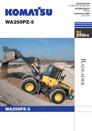 Wielladers Komatsu WA250PZ-5