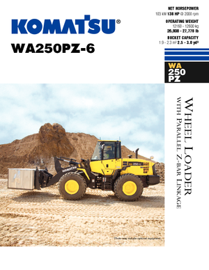 Wielladers Komatsu WA250PZ-6