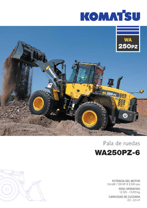 Wielladers Komatsu WA250PZ-6
