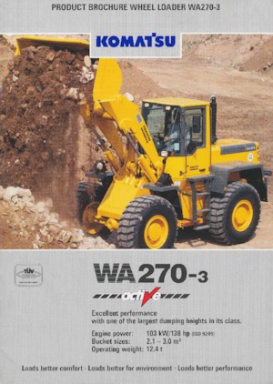 Wielladers Komatsu WA 270-3