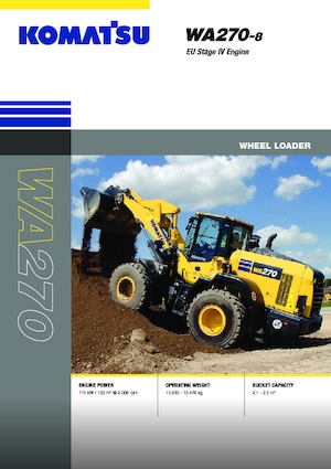 Wielladers Komatsu WA270-8E0