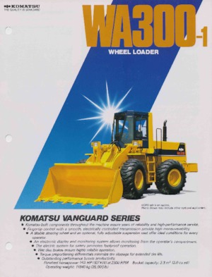 Wielladers Komatsu WA 300-1