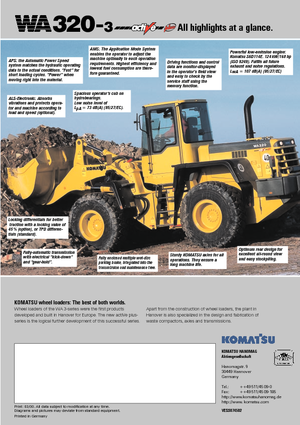 Wielladers Komatsu WA320-3 active Plus
