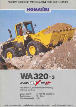 Wielladers Komatsu WA 320-3
