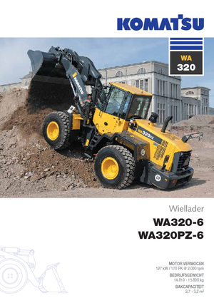 Wielladers Komatsu WA320-6