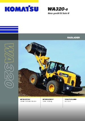 Wielladers Komatsu WA320-8E0