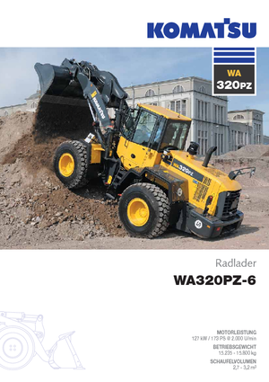 Wielladers Komatsu WA320PZ-6