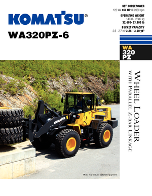 Wielladers Komatsu WA320PZ-6