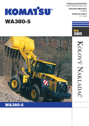 Wielladers Komatsu WA380-5