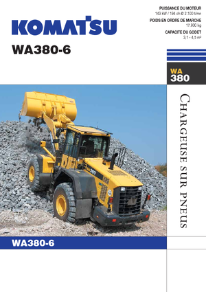 Wielladers Komatsu WA380-6