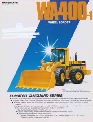 Wielladers Komatsu WA 400-1