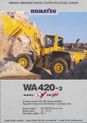 Wielladers Komatsu WA 420-3