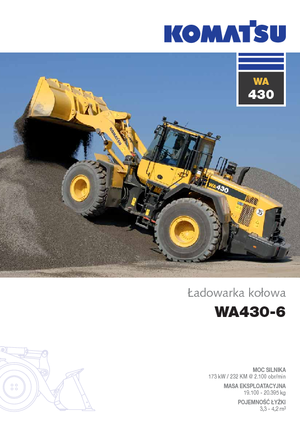 Wielladers Komatsu WA430-6E0