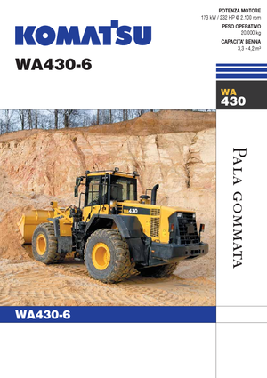 Wielladers Komatsu WA430-6E0