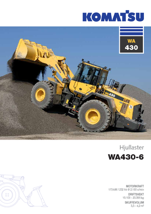 Wielladers Komatsu WA430-6E0