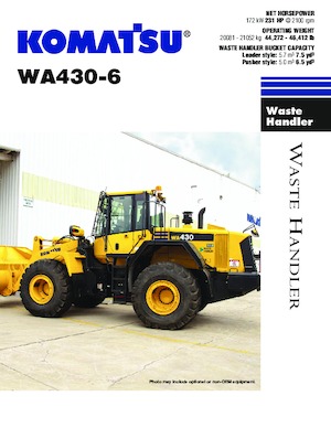 Wielladers Komatsu WA 430-6