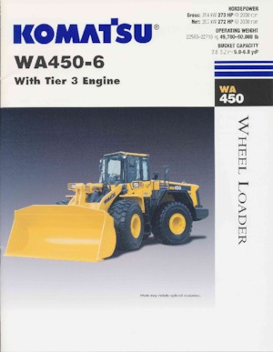 Wielladers Komatsu WA 450-6