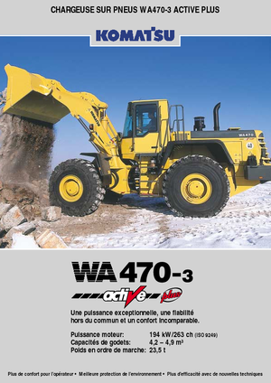 Wielladers Komatsu WA470-3 active Plus