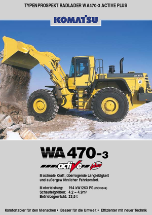 Wielladers Komatsu WA470-3 Magnum active Plus