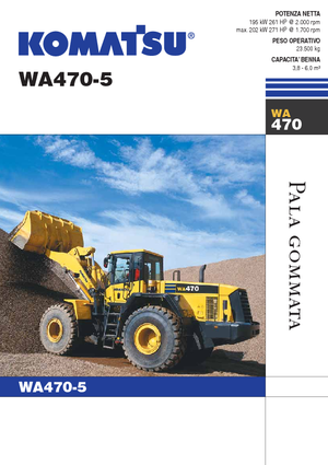 Wielladers Komatsu WA470-5