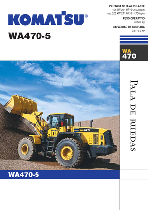 Wielladers Komatsu WA470-5