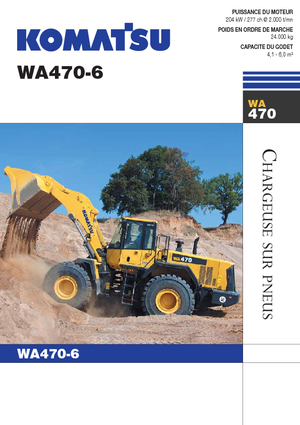 Wielladers Komatsu WA470-6