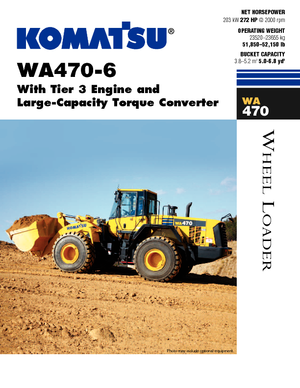 Wielladers Komatsu WA470-6