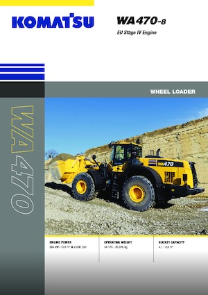 Wielladers Komatsu WA470-8E0