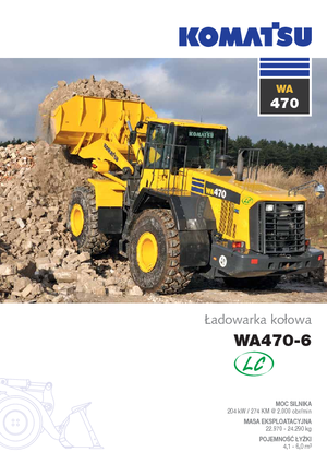 Wielladers Komatsu WA470LC-6
